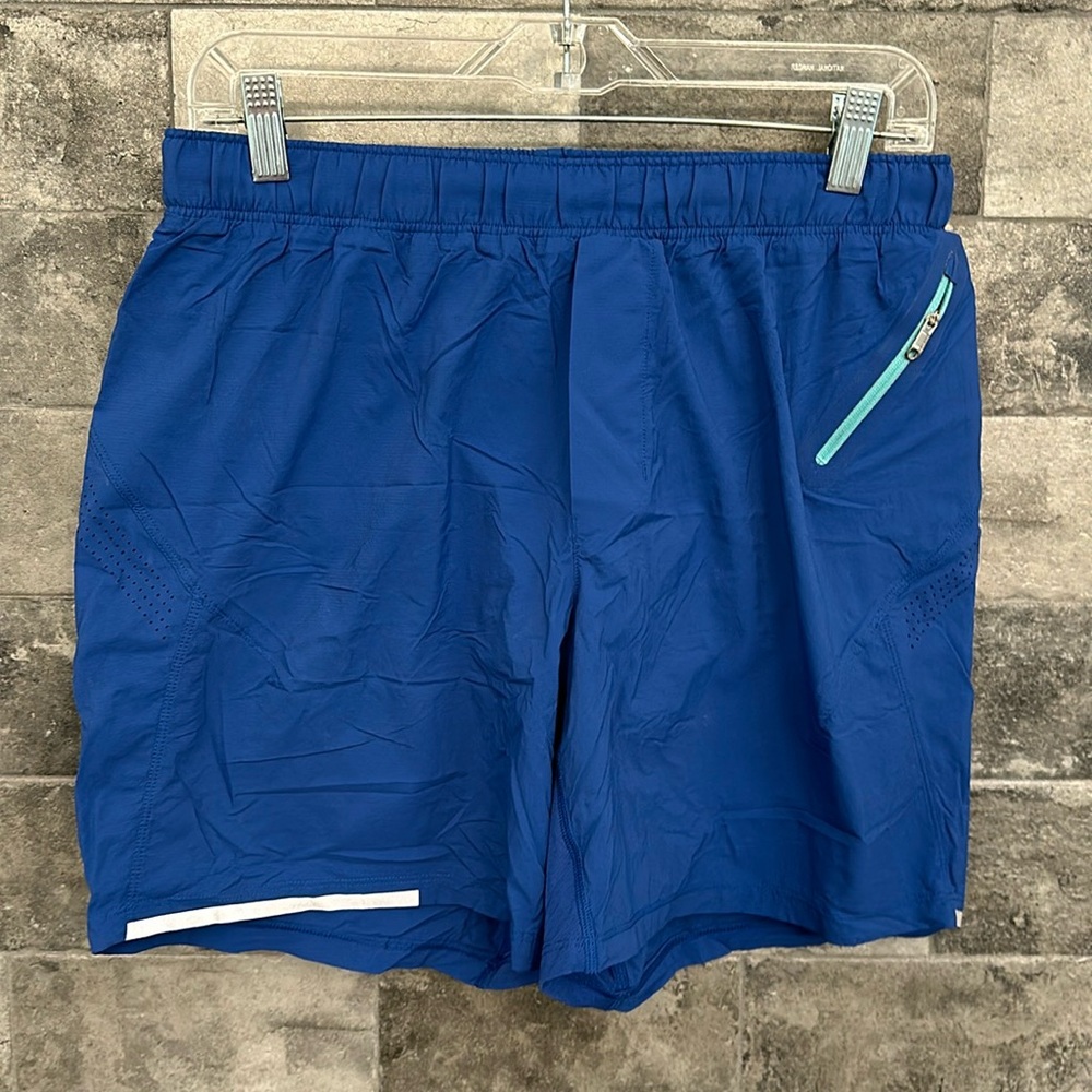 Lululemon Men’s Running Shorts Medium Lined Blue